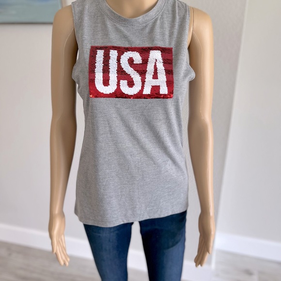 Modern Lux Tops - •MODERN LUX• 4th OF JULY TANK